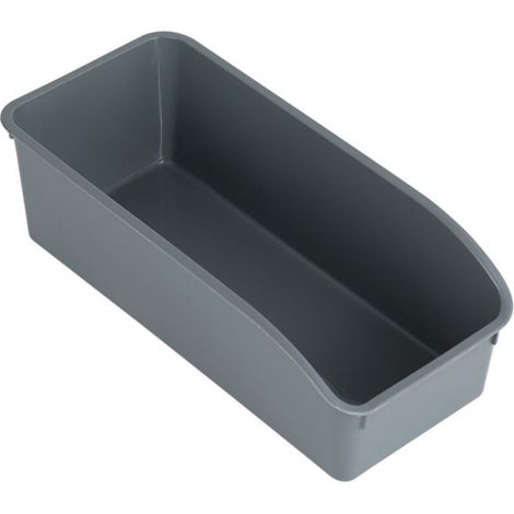 Boîte de rangement empilable pour aliments, supermarché, supérette, boîte de rangement, boîte à collations (couleur : plomb)