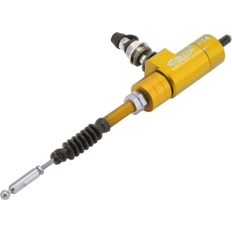 Goldfarbener CNC-gefräster hydraulischer Kupplungsgeberzylinder, linke Bremspumpe für Motorräder, Direkt-Druck-Top-Pumpe, geeignet für universelle Umbauten an Straßen-/Geländefahrzeugen. (1/4)