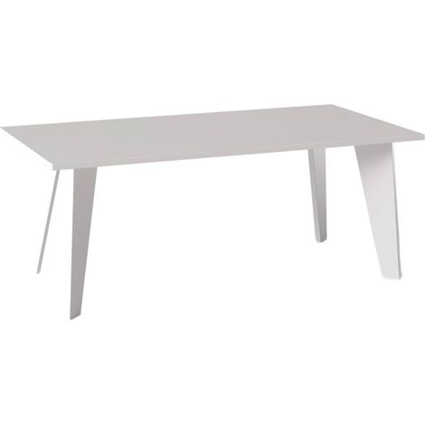 Table ARIS 138 x 80 cm pour cuisine, salon, salle à manger Gris (1/4)