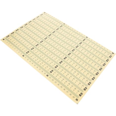 Étiquettes adhésives en PVC pour règles graduées, 20 pièces (1/5)