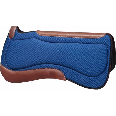 Braun - Atmungsaktiver Butterfly Westernsattel aus elastolengepolstertem Air Mesh und Neoprenüberzug mit Lederverstärkungen (1/5)