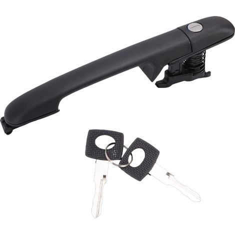 Poignée de porte latérale coulissante extérieure avec serrure et clés de remplacement pour Sprinter classe V W638 9017600459 (1/5)