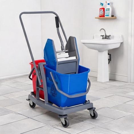 Accessoire de nettoyage azul y rojo en métal PP 73 x 45 x 92 cm (1/5)