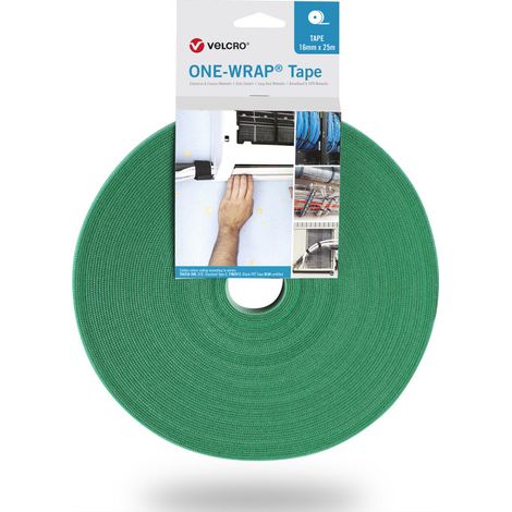 Velcro ONE-WRAP ruban adhésif réutilisable vert 16 mm