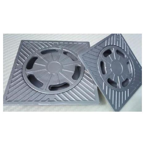 FPLUS sumidero aluminio 20x20 , SUNIDERO DE ALUMINIO CON TAPA DESMONTABLE