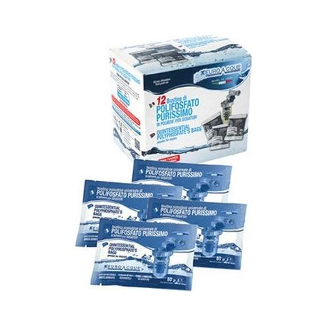 12 PZ BUSTINE MONODOSE DI POLIFOSFATO 80 GR X12 80 gr. x 12