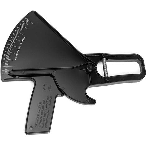 Pince à plis cutanés pour mesurer la masse grasse corporelle (0-80 mm), instrument de mesure de la perte de poids (1/3)