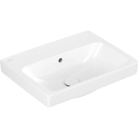 Villeroy & Boch 4A87MJ01 WT Architectura 550x420 mm rectangulaire avec trou pour robinet (côté droit) (1/3)