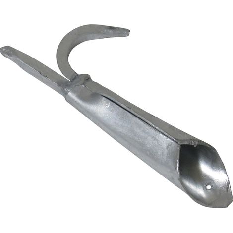 Galvanised Single Boat Hook Spike 8" (200MM Mooring Docking Rope Replacement Head) (1/5)