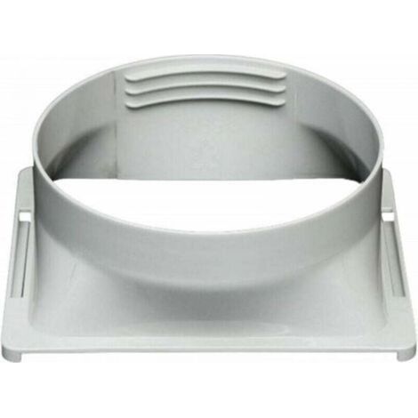 Adaptateur de fenêtre pour climatiseur mobile – Cache-tuyau d’échappement en plastique rigide, 15 cm, compatible tous modèles (1/4)