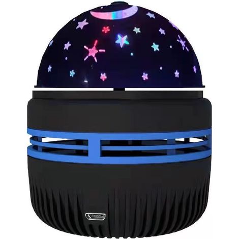Starry Sky Projector for Children's Bedroom Bedside Ambient Light with Laser Water Ripple Projection Light - Rechargeable Model