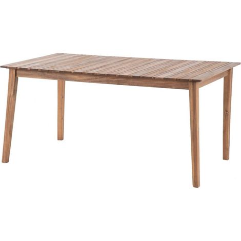 Mesa de jardín rectangular Tiwi Marrón - 8 plazas - Hespéride (1/5)