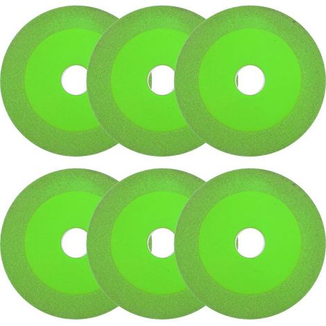 6 pièces Disque Coupe Verre, Disque Diamant Carrelage, Disque Carrelage pour Bouteille, Porcelaine, Jade, Granit, Verre (1/5)