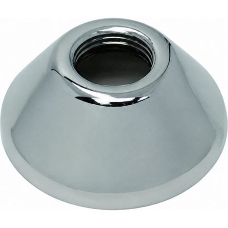 Rosace chromée conique 20x27 25 mm (la paire)