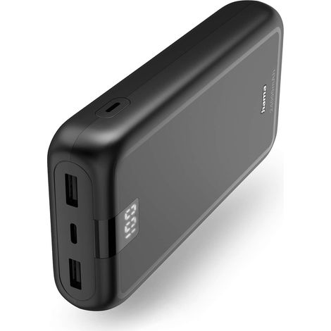 HAMA - Powerbank 24000mAh 2xUSB-A+1xUSB-C Anthracite
