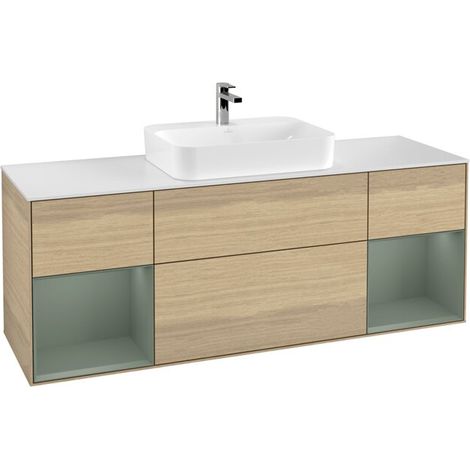 Villeroy & Boch F451GMPC Meuble sous-lavabo Finion F45 (1/2)