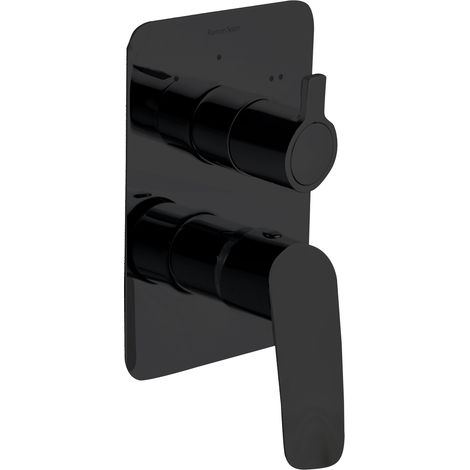 RAMONSOLER 571502SNM NEW FLY Grifo Monomando Ducha Sin Equipo Empotrado Negro Mate - ref: 57C303570 (1/3)