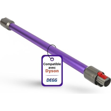 Tube télescopique - 1 Pièce - Aluminium - Compatible Dyson V7 V8 V10 V11 V15 - Extension 32mm - Violet (1/5)
