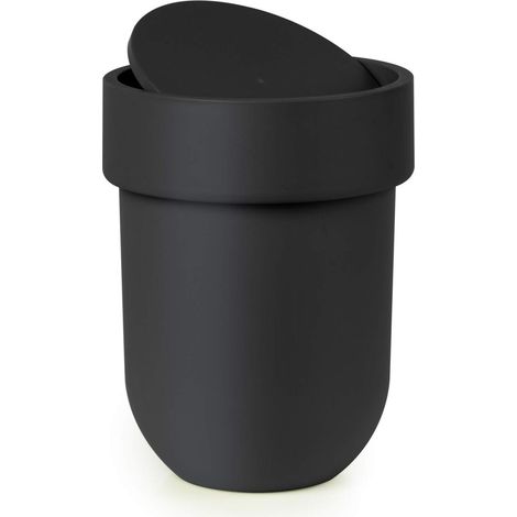 Umbra Touch Cestino per la spazzatura con coperchio, 6 L, Nero (1/5)