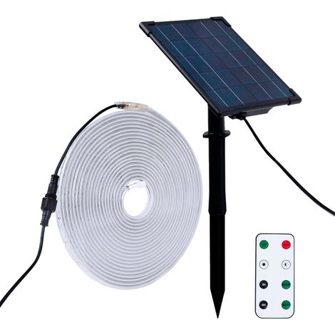 Tira LED Solar Exterior Con Mando 40W - 10 Metros - IP65 - (1/5)