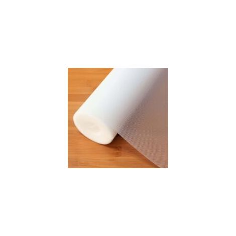 Revestimiento para estantes de cocina - 60 cm x 500 cm - Transparente/Diamante - EVA antideslizante - No adhesivo - Impermeable - Lavable - Para armarios - Revestimiento para gabinetes - Refrigerador 