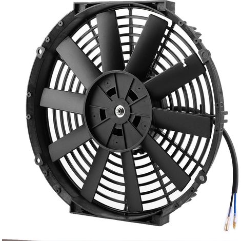 Ventilateur radiateur 12 pouces poussé/tiré pour moteur auto, kit de montage inclus, refroidissement compartiment moteur, pièce tuning performance (1/4)