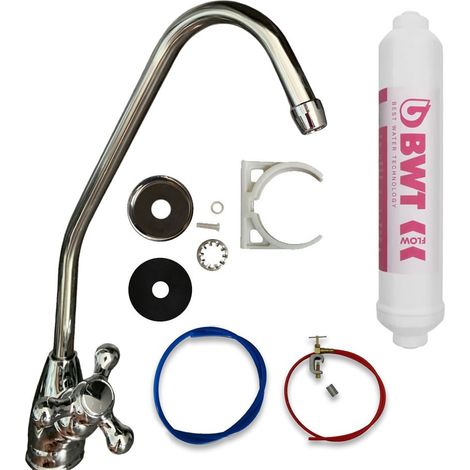BWT Magnesium Mineralizer In Line Under Sink Drinking Water Filter + Chrome Tap (1/5)