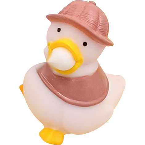 Balle Anti-Stress Canard Souple et Étirable pour Enfants et Adultes - Réduction de l'Anxiété, Marron (1/5)