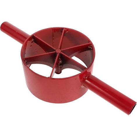 Fendeur de Bambou Manuel 6 Lames en Acier Épais Rouge – Outil Multifonction