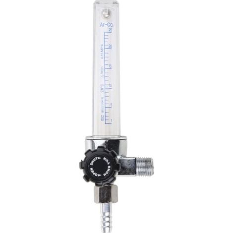 Ecleanfy - Débitmètre 1/4PT 0,15 MPa, régulateur de débitmètre à gaz argon, soudure, filetage 7 mm