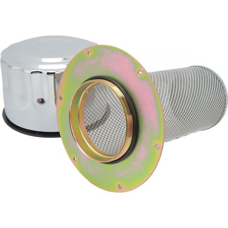 Hydraulikluftfilter aus Edelstahl, Einfülldeckel mit herausnehmbarem Sieb, Öltankentlüftung, Luftfilterdeckel (1/5)