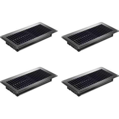 4 Pièces Registre de Sol 4x10 Pouces, Évents de Sol Robustes, Couvercles D'Aération de Chauffage, Couvercles D'Aération de Sol pour Registre de Sol de Chauffage A (1/5)