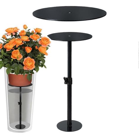 Inserts pour grands pots support réglable en hauteur rehausseur de plantes colonne avec trou de drainage remplissages réglables intégrés (1/5)