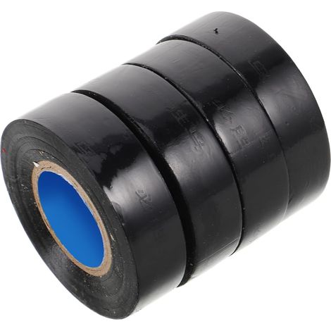 Ruban isolant en PVC noir, 4 rouleaux de 25 m pour câbles (1/5)