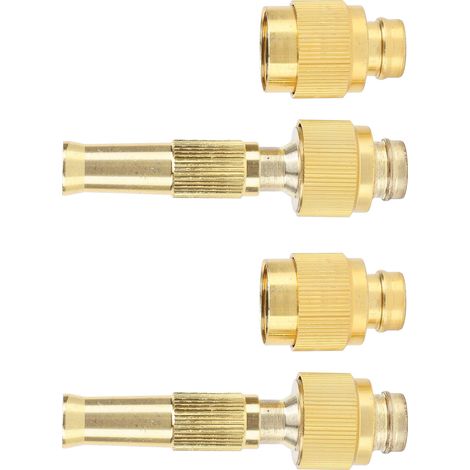 Lot de 2 buses pulvérisatrices pour tuyau d'arrosage jardin 7 GPM 80 PSI raccord d'entrée fileté G1/2 robuste lavage auto arrosage fleurs (1/5)