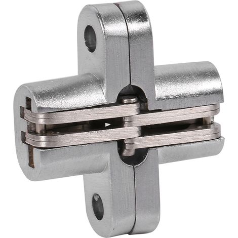Unsichtbares Scharnier aus Zinklegierung für Falttüren (43,7 mm).