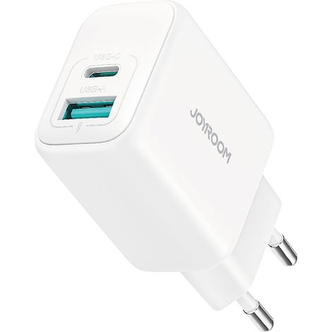 USB-C USB-A 20W PD QC 3.0 Wandladegerät - Weiß (1/5)