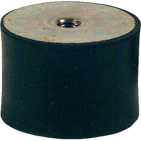 Ressort en caoutchouc type C 30 x 20 mm, filet fem/fem M 8