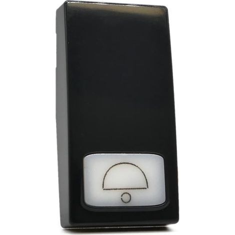 Frutti compatibili vimar plana Interruttori prese pulsanti nero antracite Coperchio pulsante campanello x 2pz (1/2)