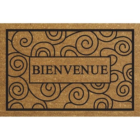 Alfombra de Coco Bienvenida 40x60cm - Idmat
