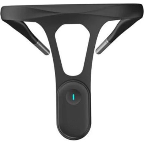 1 correttore posturale per uomo e donna con promemoria a vibrazione intelligente, cinturino regolabile, supporto per la schiena superiore, corregge la postura seduta e in piedi (unisex) (1/5)