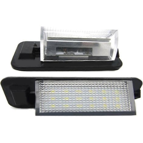 Ampoules LED blanches pour éclairage de plaque d'immatriculation E36A (voir illustration) (1/5)