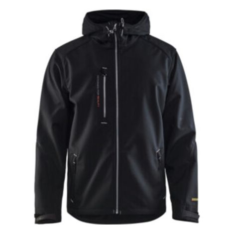 Blakläder Softshell Jacke, schwarz / silber, Unisex-Größe: L