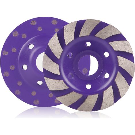 Meule diamantée, 100 mm x 5 mm, robuste, finition soignée, longue durée de vie, pour le meulage du marbre, 6 trous, pour la pierre