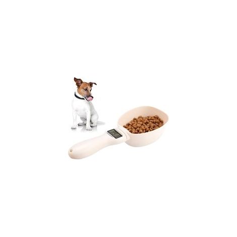 Cuillère doseuse numérique pour chien avec écran LCD, cuillère de pesée précise pour croquettes, arrêt automatique, facile à nettoyer– (1/5)
