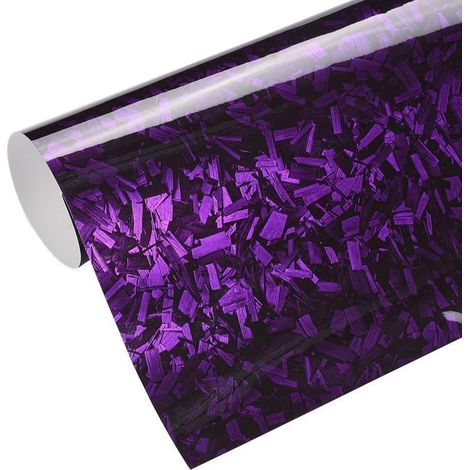 Autofolie Lila Kristallmuster Glänzend Selbstklebend 30x152cm (1/5)