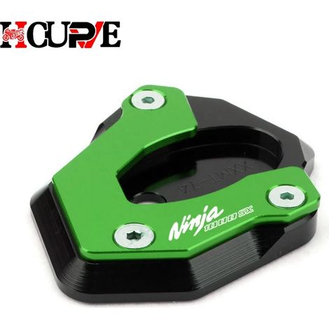 (NINJA1000SX Vert) Extension de béquille latérale pour moto, compatible avec KAWASAKI Z1000SX (2011-2021) et NINJA1000SX (2020-2023) maxpower (1/4)