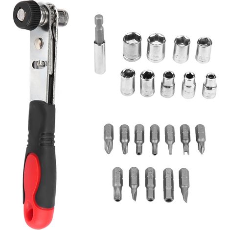 Set di punte Torx, kit di bussole Torx a stella extra lunghe per azionamenti meccanici, 23 pezzi (1/5)