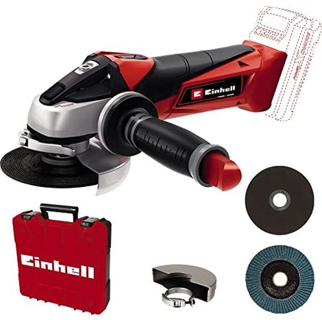 Smerigliatrice Einhell Power X Change 18 115 mm rossa (1/4)