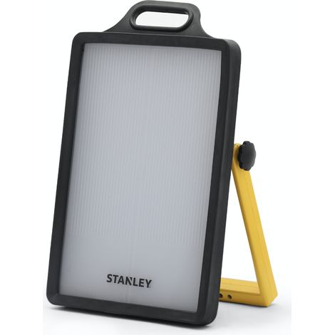 Stanley – Projecteur de chantier Led 50W – 4000 lumens – IP44 – Boîtier antichoc – 2 prises 16A – Câble 1,5m (1/3)
